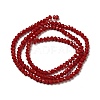 Imitation Jade Glass Beads Strands X-GLAA-R135-2mm-23-2