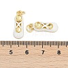 Brass Enamel Pendants KK-G522-50G-01B-3