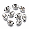 Tibetan Style Alloy Beads TIBEB-N007-037-1