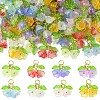 Glass Pendants PALLOY-YW00054-01-2