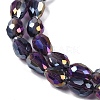 Transparent Electroplate Glass Beads Strands LS-EGLA-N013-T4mm-B06-3