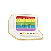 Rainbow Color Pride Colorful Enamel Pin JEWB-E016-15G-02-1