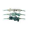 3Pcs 3 Styles Gemstone Braided Bead Bracelets BJEW-JB11146-04-1