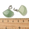 Natural Green Aventurine Pendants G-Z067-05P-06-4