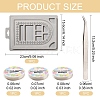 Plastic Flocked Bead Design Boards ODIS-YW0001-05-2