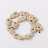 Synthetic Lava Rock Bead Strands G-N0093-17-2