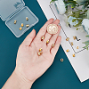 18Pcs 3 Style Brass Beads KK-PH0002-46-3