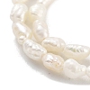 Natural Keshi Pearl Cultured Freshwater Pearl Beads Strands PEAR-P062-19-4