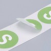 Paper Self-Adhesive Clothing Size Labels DIY-A006-B03-4