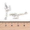 Tibetan Style Zinc Alloy Dancer Pendants X-TIBEP-R334-283AS-RS-3