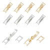 20Pcs 2 Colors Eco-Friendly Brass Watch Band Clasps KK-FH0007-67-1