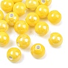 Glazed Porcelain Round Beads PORC-S489-10mm-10-1