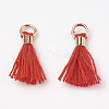 Polycotton(Polyester Cotton) Tassel Pendant Decorations FIND-S275-21G-1
