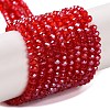Baking Electroplate Glass Beads Strands DGLA-A039-J2MM-B02-1