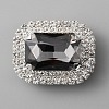 Glass Rhinestone Rectangle Shoe Decorations FIND-WH0002-12B-1