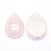 Natural Rose Quartz Cabochons G-P393-G05-2