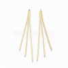 Brass Chain Tassel Big Pendants KK-Q762-002G-NF-1