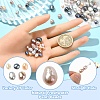 40Pcs 4 Colors Dyed Natural Cultured Freshwater Pearl Beads PEAR-YW001-03-4