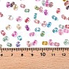 Baking Paint Transparent Glass Seed Beads SEED-N006-05-4