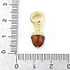 Brass Enamel Fruit European Dangle Charms KK-Z090-08G-08-3