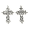 Tibetan Style Zinc Alloy Big Pendants X-TIBEP-R334-117AS-RS-1