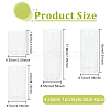 4Pcs 4 Styles Column Glass Vase Ornaments GLAA-BC0001-23-2