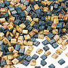 50G 2 Colors 2-Hole Baking Paint Glass Seed Beads SEED-TA0001-70-3