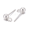 925 Sterling Silver Stud Earring Findings STER-S002-49-2