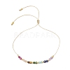 Chakra Theme Adjustable Natural Mixed Gemstone Braided Bead Bracelets for Women BJEW-JB11618-01-2