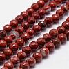 Natural Red Jasper Beads Strands G-D840-50-8mm-1