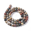 Natural Ocean Jasper Beads Strands G-F668-27-6mm-2