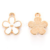 Alloy Enamel Charms X-ENAM-R059-02C-RS-2