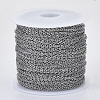 Tarnish Resistant 304 Stainless Steel Chains CHS-S001-12B-P-3