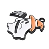 Halloween Alloy Enamel Pendants ENAM-P258-01D-B-2