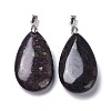 Natural Dragon Blood Pendants G-D084-01P-B12-2