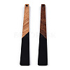 Opaque Resin & Walnut Wood Big Pendants RESI-TAC0017-46-C04-2