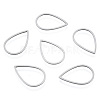 Non-Tarnish 201 Stainless Steel Linking Rings STAS-N090-717-1-2