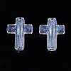 Transparent Acrylic Beads X-OACR-N008-100-2