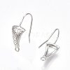 Brass Earring Hooks KK-S350-355-2