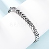 Retro 316 Surgical Stainless Steel Cuff Bangles BJEW-C142-14B-AS-1