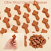20Pcs Wooden Cross Wall Ornaments AJEW-GA0007-36-3