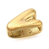 Ion Plating(IP) 304 Stainless Steel Slide Charms STAS-B075-37G-V-2