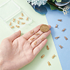 24Pcs Brass Charms KK-BC0010-10-3