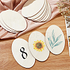 Unfinished Wood Sheets LS-DIY-WH0034-93-4