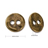 Tibetan Style Buttons LS-TIBE-R178-AG-LF-2