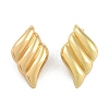 304 Stainless Steel Studs Earrings EJEW-K278-09A-G-1