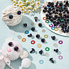 10 Bags 10 Colors Plastic Doll Eyes FIND-PH0018-07-5