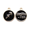 Alloy Enamel Pendants LS-ENAM-S124-01A-08F-1
