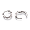 Tarnish Resistant 201 Stainless Steel Huggie Hoop Earrings EJEW-L256-05M-P-3