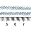 Natural Blue Topaz Beads Strands G-B090-A28-03-5